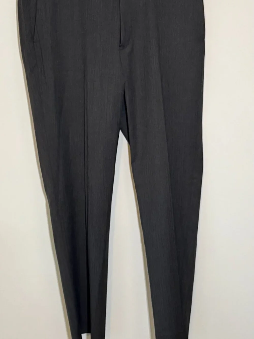J.Crew Ludlow two-piece suit in a classic charcoal gray.